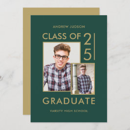 Moderne klasse van 25 groene 2 foto's Open huis Kaart