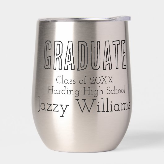 Moderne Klasse van Afstudeerder Gepersonaliseerd (Links)