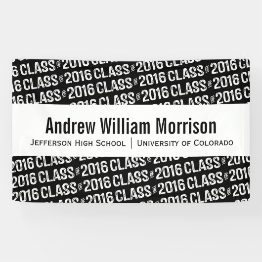 Moderne klasse van de Aangepaste Kleur van het Afs Spandoek (Horizontaal)