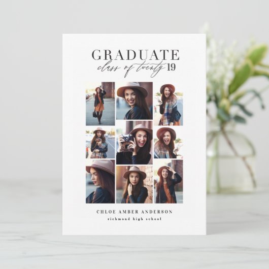 Moderne klasse van de aankondiging van het fotoafs (Staand voorkant)