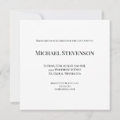 Moderne klasse van de Foto Graduation Party van 20 Kaart (Achterkant)