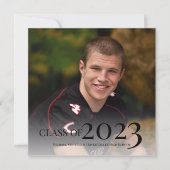 Moderne klasse van de Foto Graduation Party van 20 Kaart (Voorkant)