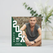 Moderne klasse van de PHOTO-graduatiepartij voor A Kaart (Staand voorkant)