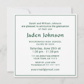 Moderne klasse van de PHOTO-graduatiepartij voor A Kaart (Achterkant)