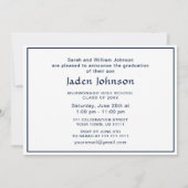 Moderne klasse van de PHOTO-graduatiepartij voor A Kaart (Achterkant)