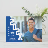 Moderne klasse van de PHOTO-graduatiepartij voor A Kaart (Staand voorkant)