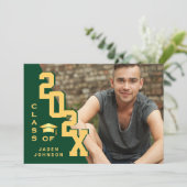 Moderne klasse van de PHOTO-graduatiepartij voor A Kaart (Staand voorkant)