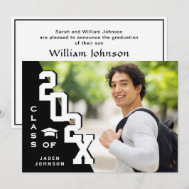 Moderne klasse van de PHOTO-graduatiepartij voor A Kaart