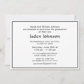 Moderne klasse van de PHOTO-graduatiepartij voor A Kaart (Achterkant)