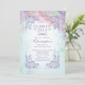 Moderne klasse van de uitnodiging van de Graduatio (Staand voorkant)