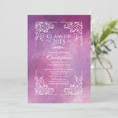 Moderne klasse van de uitnodiging van de Graduatio (Staand voorkant)