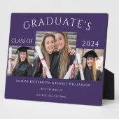 Moderne klasse van fotocollage paarse fotoplaat (Zijkant)