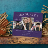 Moderne klasse van fotocollage paarse fotoplaat (Zijkant)