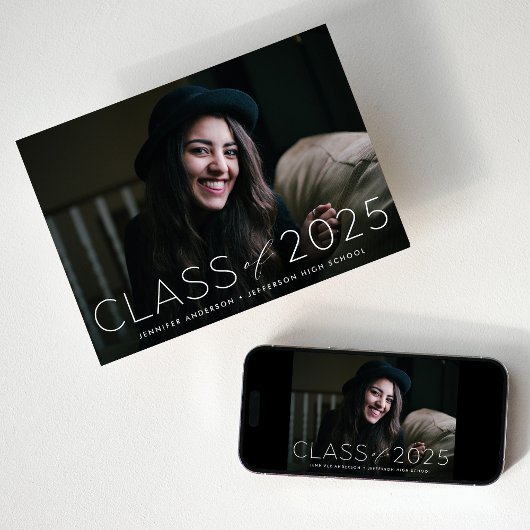 Moderne klasse van het Afstuderen van de Bekleding Aankondiging