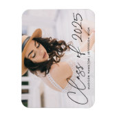 Moderne klasse van het zwarte Afstuderen van 2023 Magneet (Verticaal)