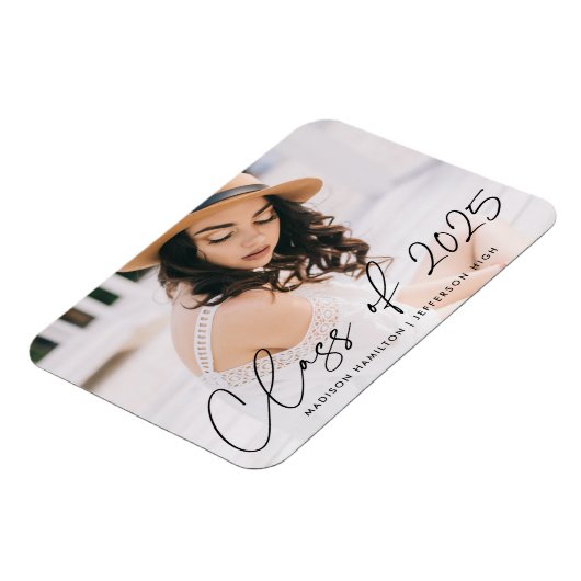 Moderne klasse van het zwarte Afstuderen van 2023 Magneet (Linkerzijde)