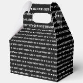 Moderne Klasse van Twenty Twenty‑Six Typografie Bedankdoosjes (Voorkant)
