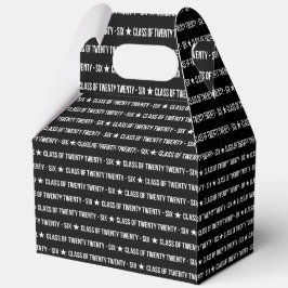 Moderne Klasse van Twenty Twenty‑Six Typografie Bedankdoosjes
