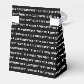 Moderne Klasse van Twenty Twenty‑Six Typografie Bedankdoosjes (Achterkant)