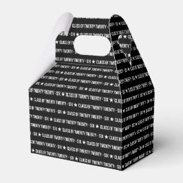 Moderne Klasse van Twenty Twenty‑Six Typografie Bedankdoosjes