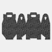 Moderne Klasse van Twenty Twenty‑Six Typografie Bedankdoosjes (Ongevouwen)