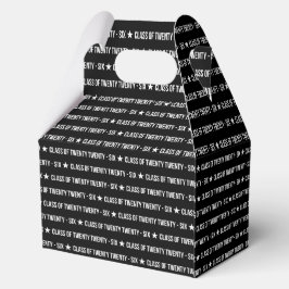 Moderne Klasse van Twenty Twenty‑Six Typografie Bedankdoosjes