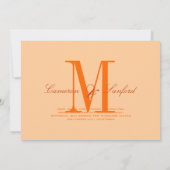 Moderne + klassiek/oranje + kruid kaart (Achterkant)