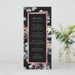 Moderne, klassieke abstracte bruidsbruiloft menu