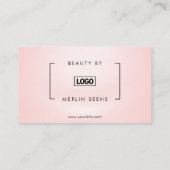 Moderne klassieke "Beauty Spa Script Loyalty"-kaar Klantenkaartje (Achterkant)