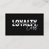 Moderne klassieke "Beauty Spa Script Loyalty"-kaar Klantenkaartje (Achterkant)