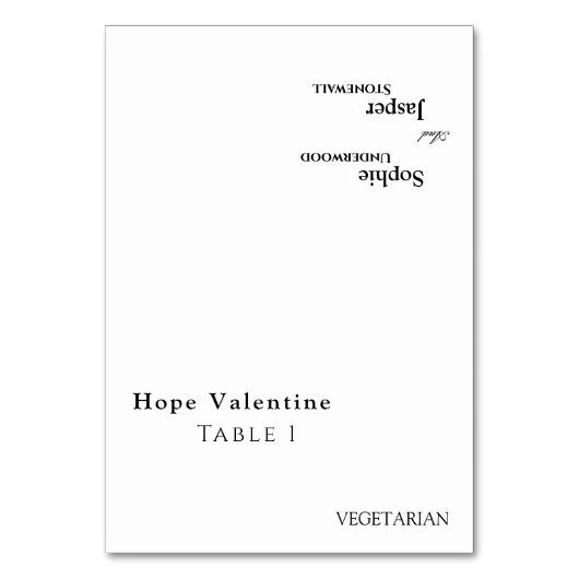 Moderne klassieke bruiloft, vouwbare kaart (Voorkant)