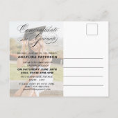 Moderne klassieke Calligrafie Graduation Party Uitnodiging Briefkaart (Achterkant)