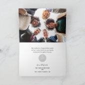 Moderne Klassieke Cheers Calligrafie Elegant Busin Feestdagen Kaart (Binnen)