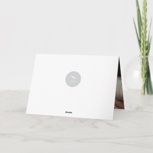 Moderne Klassieke Cheers Calligrafie Elegant Busin Feestdagen Kaart (Achterkant)