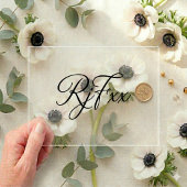 Moderne Klassieke Chic Trouwkaart 'Save The Date' Acryl Uitnodigingen