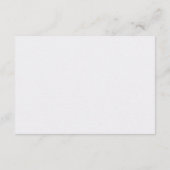 Moderne Klassieke Elegante Parel Bruiloftsreceptie Informatiekaartje (Achterkant)