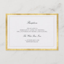 Moderne Klassieke Elegante Parel Gouden Trouwdetai
