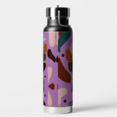 Moderne Klassieke Elegante Rustieke Boho  Waterfles (Links)