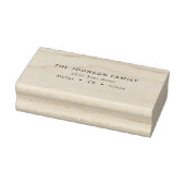 Moderne klassieke envelopretour-adres rubberstempel (Stempel)