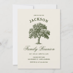 Moderne Klassieke Familie Reünie Boom   Gingham Kaart