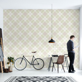 Moderne klassieke Gingham stijl picknick geruite p Behang