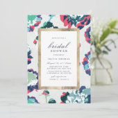 Moderne klassieke groene abstracte florale Vrijgez Kaart (Staand voorkant)