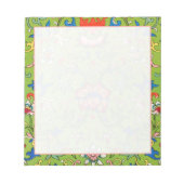 Moderne klassieke groene chinoiserie notitieblok (Voorkant)