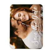 Moderne klassieke kalligrafie Sparen de Foto van d Magneet (Verticaal)