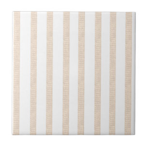 Moderne Klassieke Keramische Tegels Beige Streep V Tegeltje