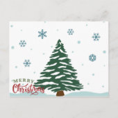 Moderne klassieke kerst Kaart, aangepaste kerst Feestdagenkaart (Voorkant)