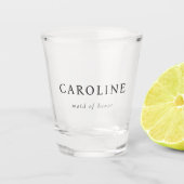 Moderne klassieke meid van eer shot glas (Voorkant)