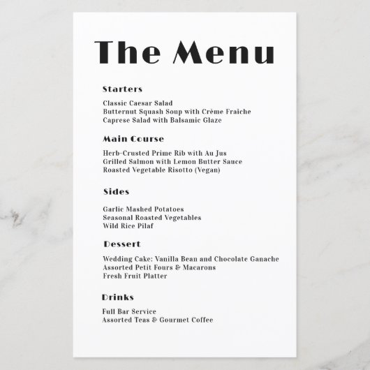 Moderne klassieke minimalistische typografie (Voorkant)