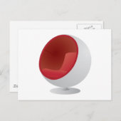 Moderne klassieke ontwerpstoel uit Finland Briefkaart (Voorkant / Achterkant)