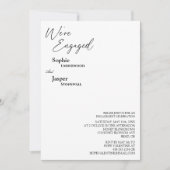 Moderne Klassieke Partij We zijn een Betrokken Par Kaart (Voorkant)